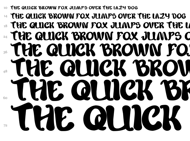 Children Stories font waterfall